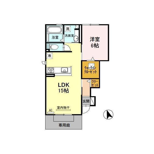 岐阜市長森本町２丁目のアパートの間取り