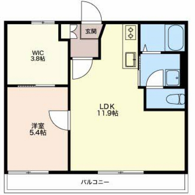 フルールの間取り