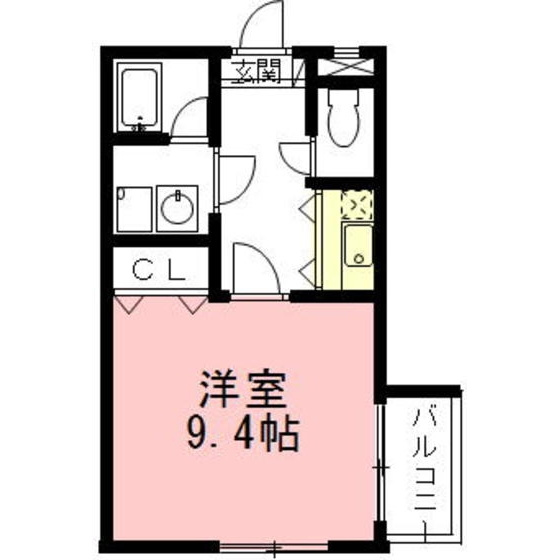 岐阜市権現町のアパートの間取り