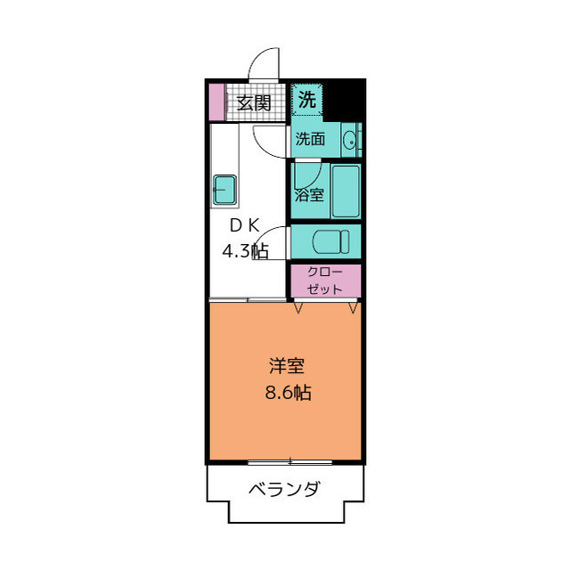 Ｌａ　Ｆｌｏｒａの間取り