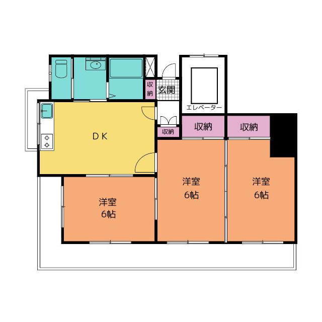 本田町レジデンスの間取り