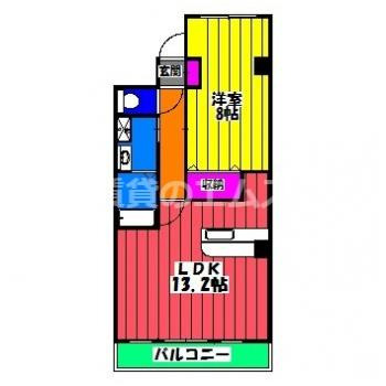 【間取り】 | Ｇｒａｎ　Ｃｅｎｏｔｅ　Ｍ | Ｇｒａｎ　Ｃｅｎｏｔｅ　Ｍの間取り