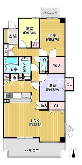 【間取り】 | 日興交野マンション