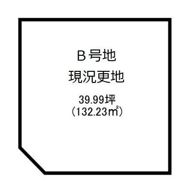 桜井市大字三輪の売地の土地図