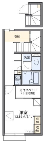 レオパレス山野田の間取り|代表的な間取のため実際の間取とは異なる場合があります