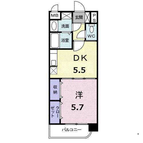 【間取り】 | スカイエル長尾