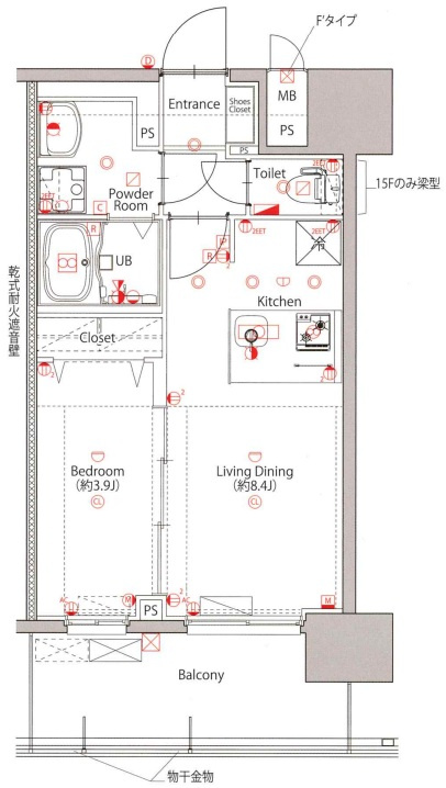 MAXIV新栄の間取り