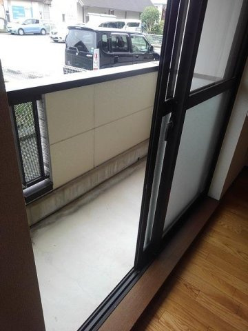 ブルースカイのバルコニー