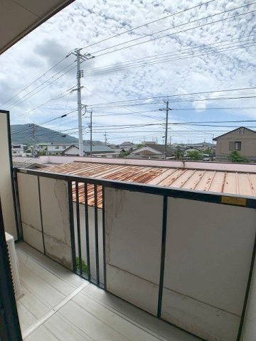 サンパティーク　Ａのバルコニー