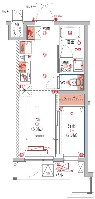（仮称）東京八広THE SKYレジデンスの間取り