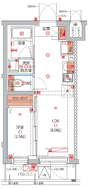 （仮称）東京八広THE SKYレジデンスの間取り