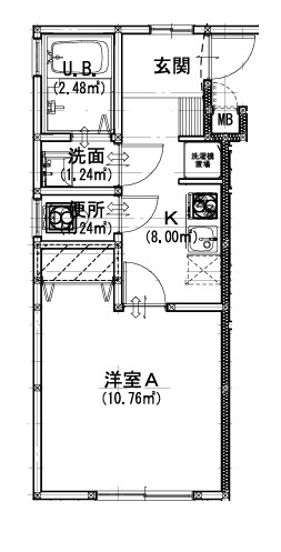 アドヴァンス新松戸の間取り