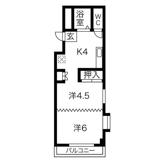 【間取り】 | ジュネスドミール金山