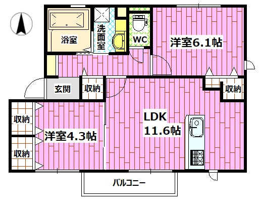 Ｒｉｏくるま　IIIの間取り
