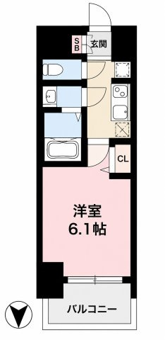 プレサンス桜山駅前アフォードの間取り