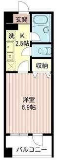 【間取り】 | エスパシオ西新宿 | 間取りです。