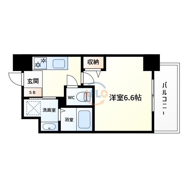 プレデコート北田辺の間取り|プレデコート北田辺　間取り