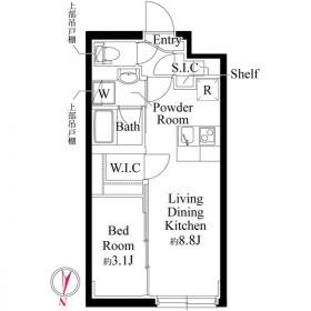 【間取り】 | ラヴィエール羽田スカイゲート | 間取り図