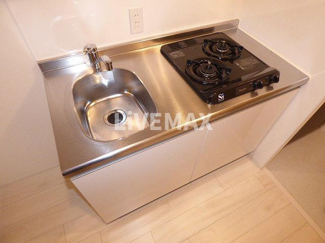 【キッチン】プレミアムコート谷町4丁目 