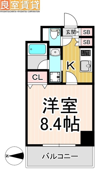【間取り】 | グランルージュ栄 Ⅱ