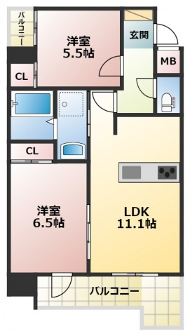 パラゴン小路の間取り