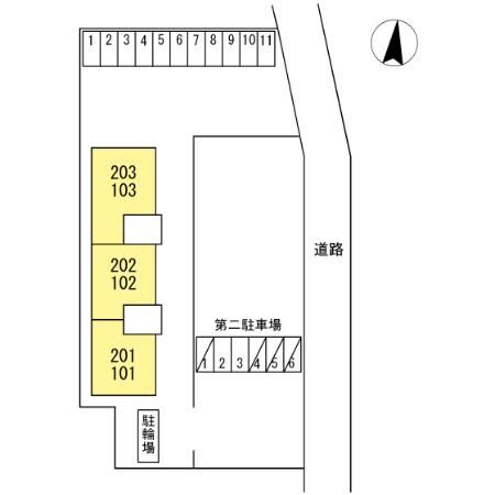 ヴァンヴェールの区画図