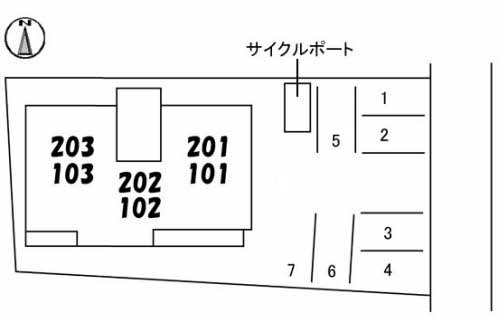 ラフィネ・ブランの区画図