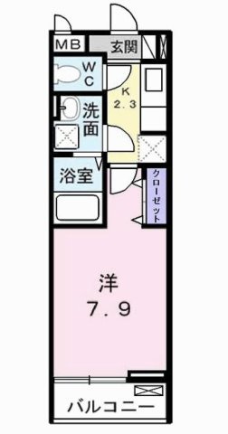 プロスペリテⅡの間取り