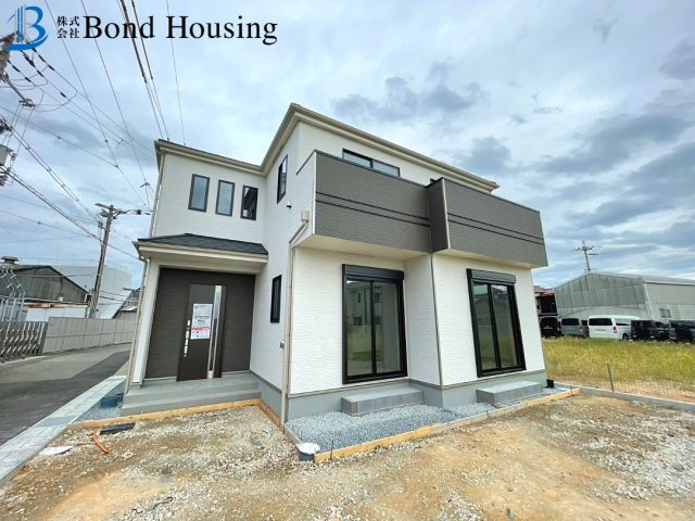 住宅性能評価取得物件　大久保町八木　新築6区画　A号棟の外観