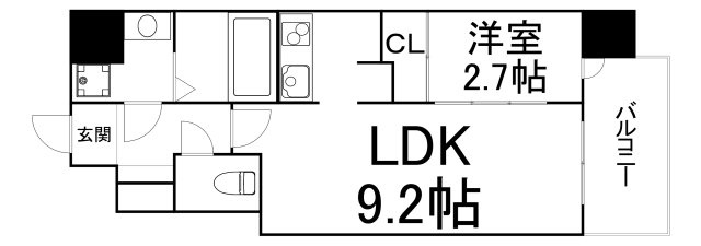 【間取り】 | ミラージュパレス都島本通