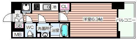 【間取り】 | グランカリテ新大阪WEST