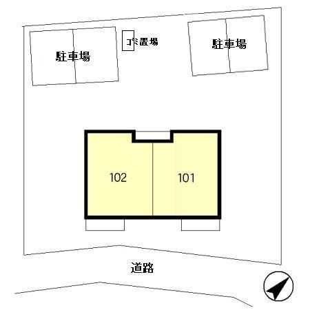 ディアコート大山の区画図