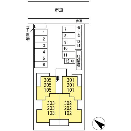 【区画図】 | ラコルト板付