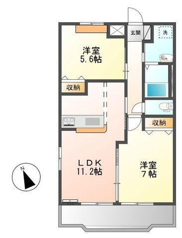 パストラルYAGUSUの間取り