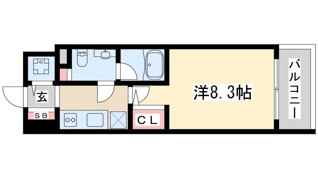 【間取り】 | プラウドフラット新大阪