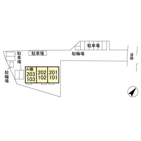 クレストヴィラⅠの区画図
