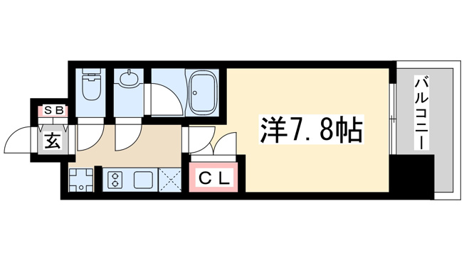 【間取り】 | パークフラッツ江坂