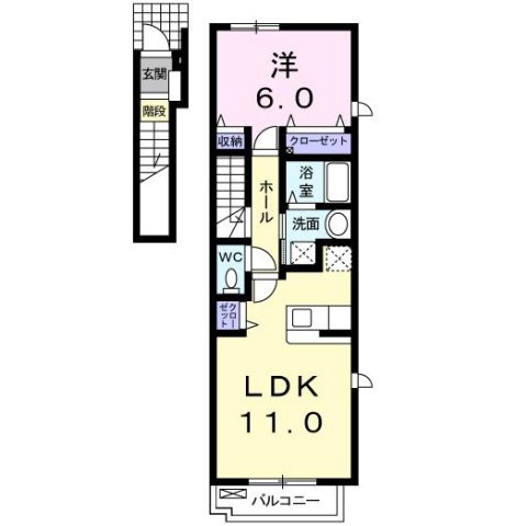 ハーヴェストⅡの間取り