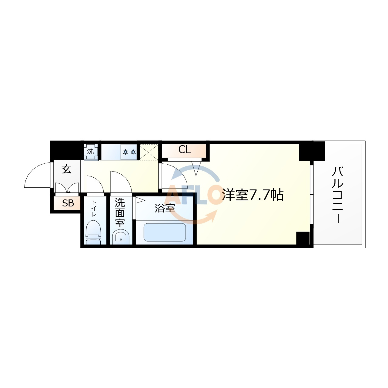 SOLメイクス寺田町GRANの間取り|SOLメイクス寺田町GRAN　間取り