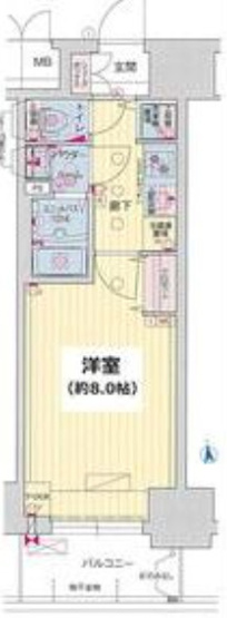 【間取り】 | ソルテラス都島本通