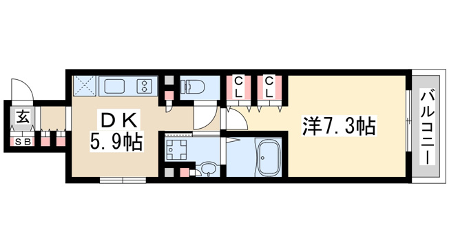 【間取り】 | アビティ江坂