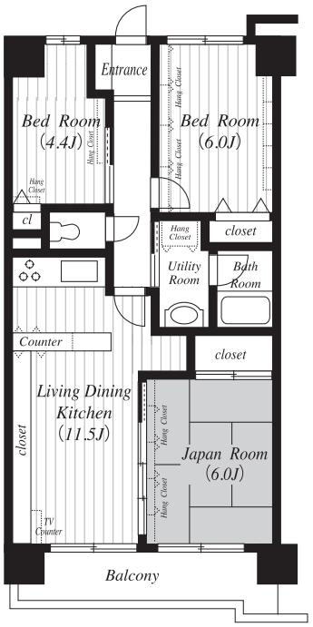 朝日マンション川越の間取り