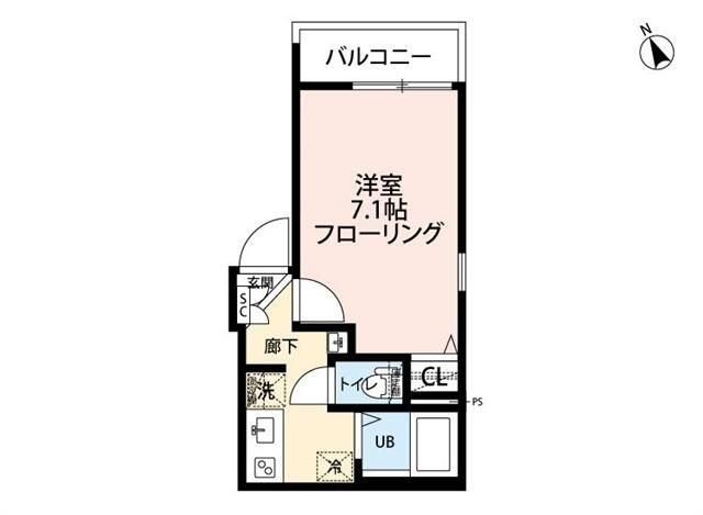 グランクオール鮫洲の間取り