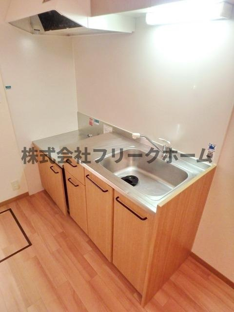 武蔵野市中町２丁目のアパートのキッチン