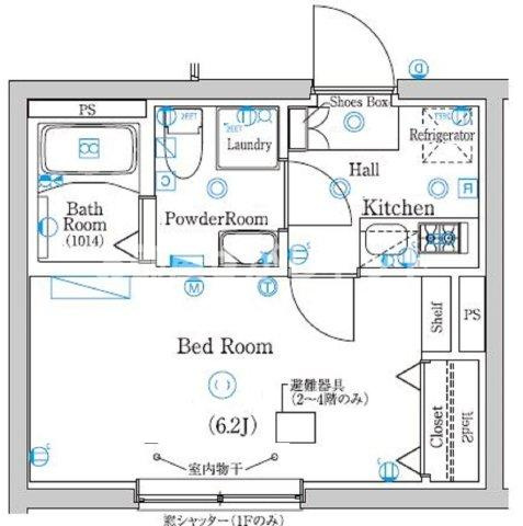 ラフィスタ品川西大井【おとり物件なし】#学生・社会人にオススメ！初期費用分割払いOK！の間取り