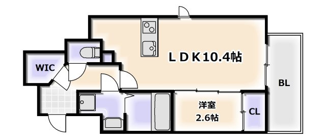 【間取り】 | AFFLUENCE難波EAST