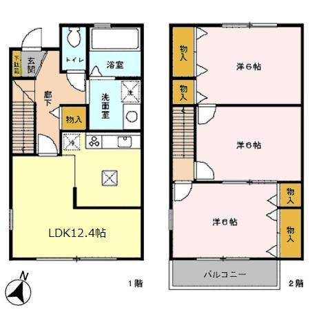 【間取り】 | メゾンアルファ　Ⅷ