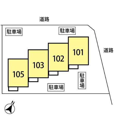 【区画図】 | メゾンアルファ　Ⅷ