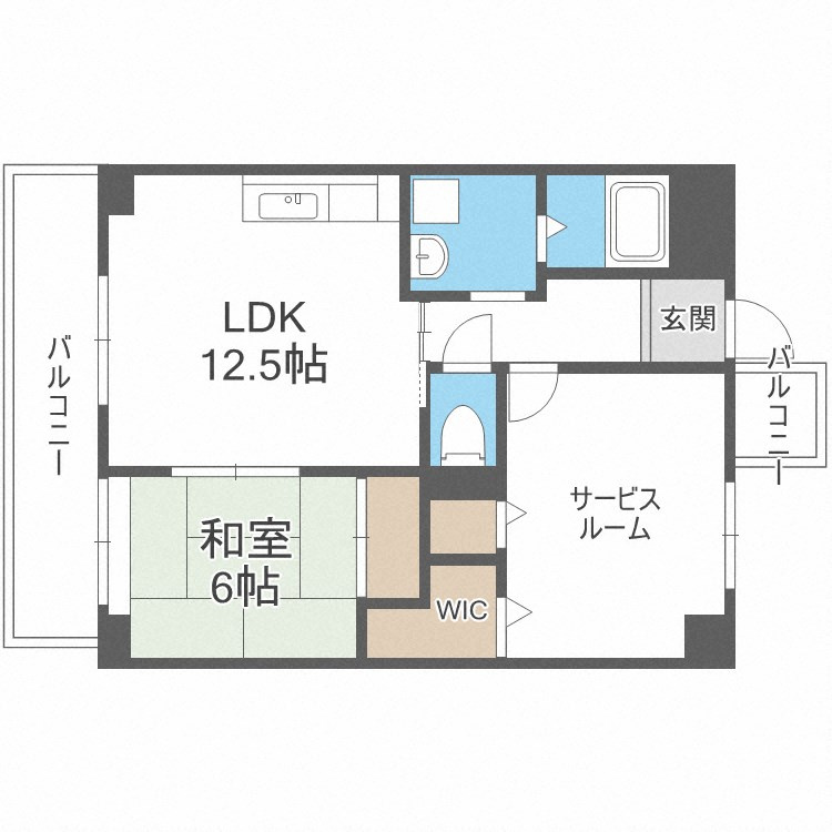 ハイシュタイン堀江の間取り