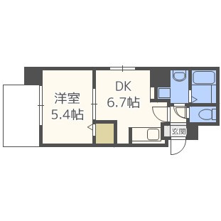 TLRレジデンス難波東の間取り